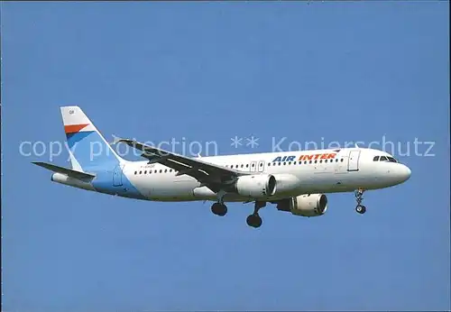 Flugzeuge Zivil Air Inter Airbus A 320 F GHQB Kat. Flug