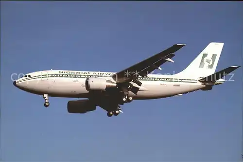 Flugzeuge Zivil Nigeria Airways 5N AUG Airbus A.310 221 c n 329 Kat. Flug