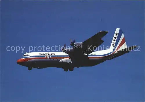 Flugzeuge Zivil Safair Lockheed L 100 30 Hercules ZS JIX cn 4684 Kat. Flug