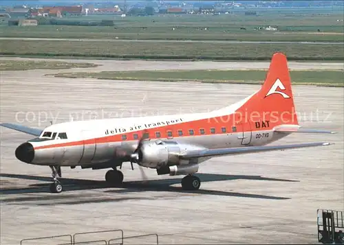 Flugzeuge Zivil Delta Air Transport Convair 440 OO TVG  Kat. Flug