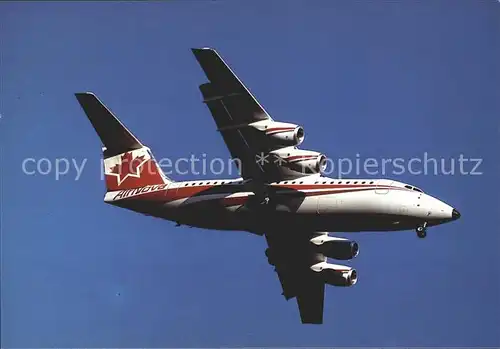 Flugzeuge Zivil Air Nova BAe 146 200A C GRNZ cn E.2106 Kat. Flug