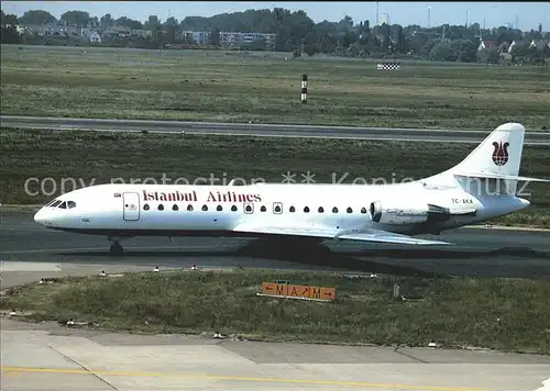 Flugzeuge Zivil Istanbul Airlines SE 210 Caravelle 10B TC AKA cn 239 Kat. Flug