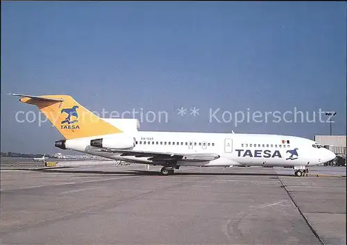 Flugzeuge Zivil Taesa Boeing B 727 100 XA SXZ Kat. Flug