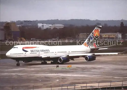 Flugzeuge Zivil British Airways Boeing B 747 436 G BNLT c n 24630 842 Kat. Flug