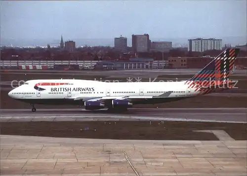 Flugzeuge Zivil British Airways Boeing B 747 436G CIVO  Kat. Flug