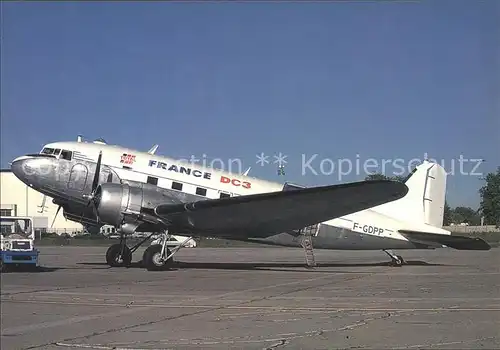 Flugzeuge Zivil France DC 3 F GDPP c n 9172  Kat. Flug