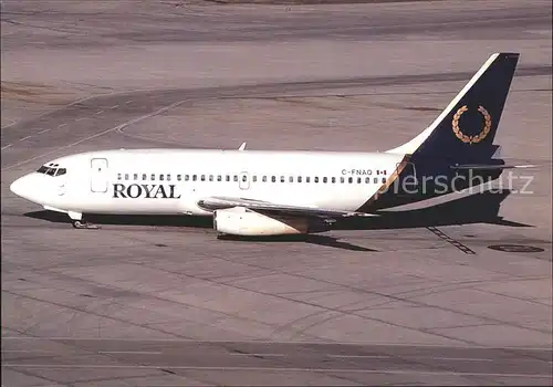 Flugzeuge Zivil Royal Boeing 737 242C C FNAQ c n 20455 254 Kat. Flug