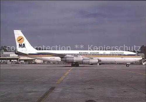 Flugzeuge Zivil National Aviation Boeing 707 366C SU AVZ c n 20762 868 Kat. Flug