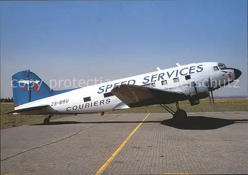 Flugzeuge Zivil Speed Services Couriers DC 3 ZS MRU c n 4363 Kat. Flug