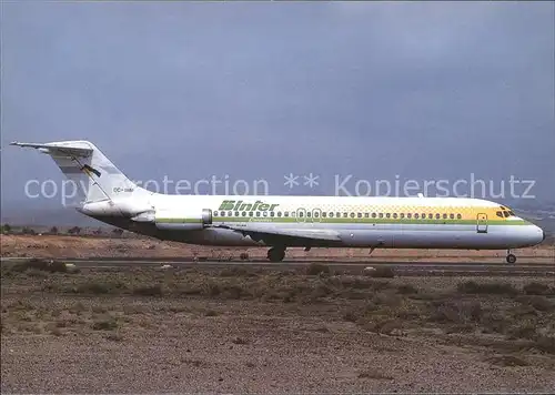 Flugzeuge Zivil Binter Canarias DC 9 32 EC BIM c n 47088 Kat. Flug