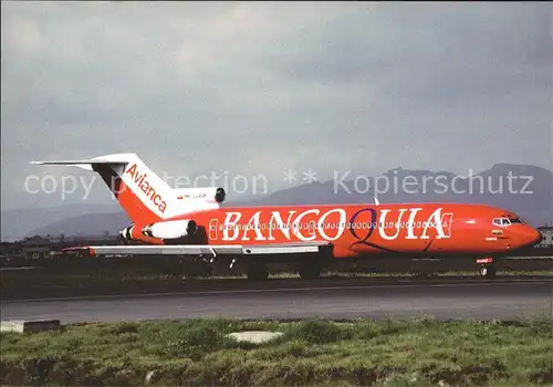 Flugzeuge Zivil Avianca Bancoquia Boeing 727 2H3 HK 3480X c n 20739 952 Kat. Flug