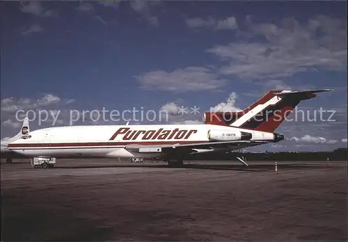 Flugzeuge Zivil Purolator Kelowna Flightcraft Boeing 727 25C C GKFB c n 19358 367 Kat. Flug