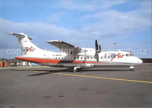 Flugzeuge Zivil Gill Airways ATR 42 300 G ORFH c n 346 Kat. Flug