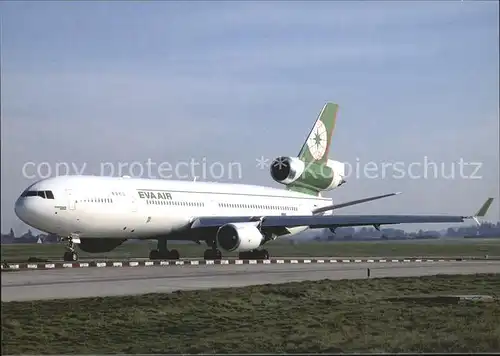 Flugzeuge Zivil Eva Air MD11 B 16101 c n 48542 570  Kat. Flug