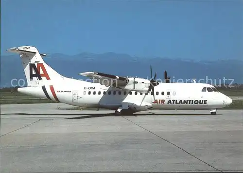 Flugzeuge Zivil Air Atlantique Aerospatiale Alenia ATR 42 300 F GIIA cn 018 Kat. Flug