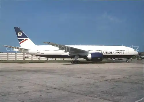 Flugzeuge Zivil British Airways Boeing 777 236 G VIIA cn 27483 Kat. Flug