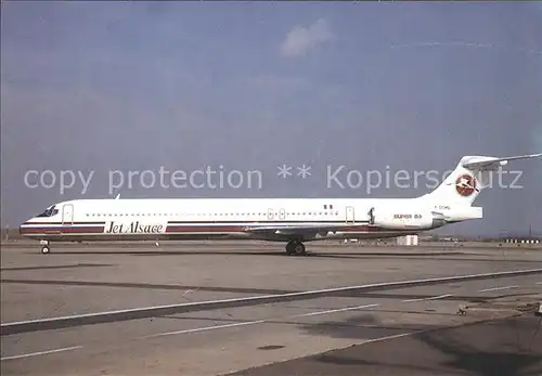 Flugzeuge Zivil McDonnell Douglas MD 83 F GGMD Jet Alsace  Kat. Flug