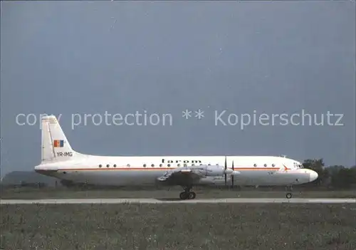 Flugzeuge Zivil Ilyushin IL 18.V YR IMG Tarom Kat. Flug