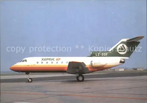 Flugzeuge Zivil Yakovlev YAK 40 LZ DOF Hemus Air Kat. Flug