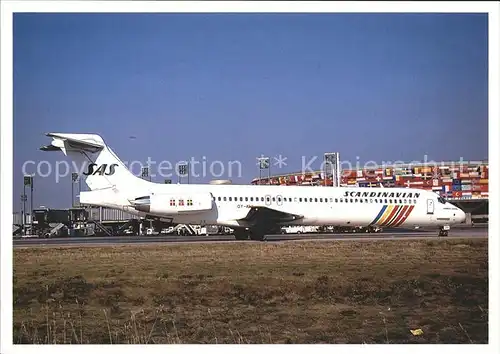 Flugzeuge Zivil SAS MD 87 OY KHI cn 49614  Kat. Flug