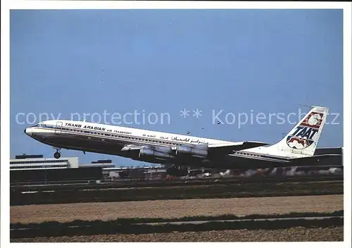 Flugzeuge Zivil Trans Arabian Air Transport Boeing 707 349C ST ALK cn 18976 Kat. Flug