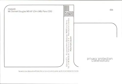 Flugzeuge Zivil Finnair Mc Donnell Douglas MD 87 OH LMB Kat. Flug
