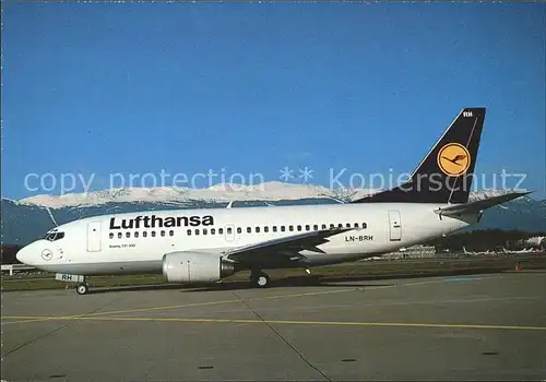 Lufthansa Boeing 737 500 LN BRH Kat. Flug