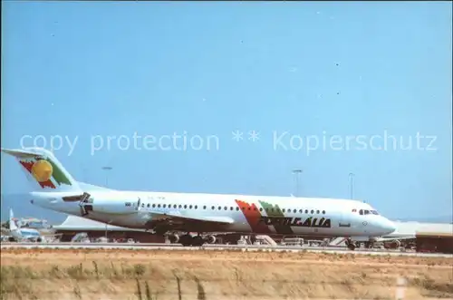 Flugzeuge Zivil Portugalia Fokker 100 CS TPA c n 11257  Kat. Flug