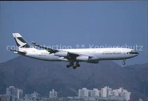 Flugzeuge Zivil Cathay Pacific Airbus A340 211 VR HMR c n 063 Kat. Flug