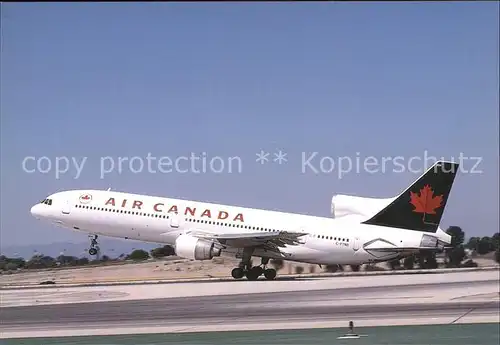 Flugzeuge Zivil Air Canada Lockheed L 1011 1 TriStar C FTND c n 193E 1025 Kat. Flug