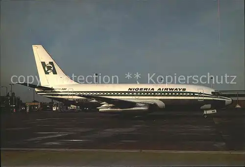 Flugzeuge Zivil Nigeria Airways Boeing 737 2F9 c n 22771 5N ANW  Kat. Flug