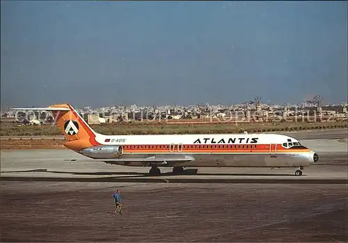 Flugzeuge Zivil Atlantis DC 9 D ADIS  Kat. Flug