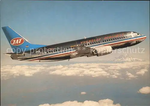 Flugzeuge Zivil JAT Yugoslav Airlines Boeing 737 3H9  Kat. Flug