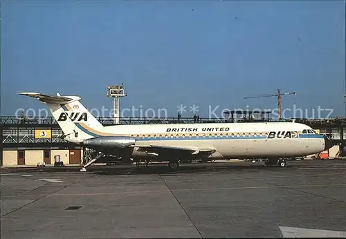 Flugzeuge Zivil British United G ASJE BAC 1 11 201AC c n 9 Kat. Flug