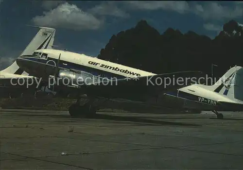 Flugzeuge Zivil Air Zimbabwe VP YNH Douglas DC 3 C 47B c n 32954 Kat. Flug