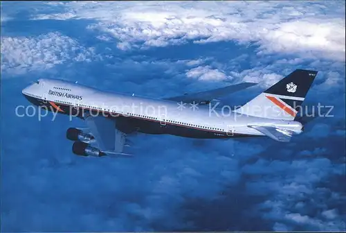 Flugzeuge Zivil British Airways Boeing 747 136 G AWNO  Kat. Flug