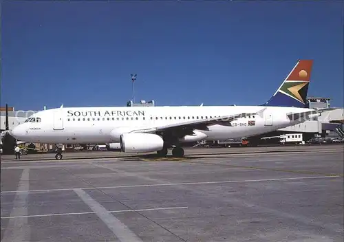 Flugzeuge Zivil South African Airways A320 231 ZS SHC c n 250  Kat. Flug