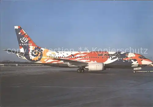 Flugzeuge Zivil Boeing 737 382 CS TIB TAP Air Portugal Expo 98  Kat. Flug