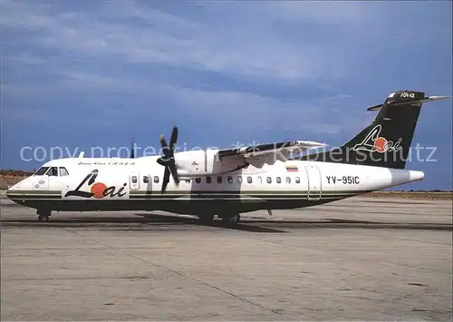 Flugzeuge Zivil LAI ATR 42 320 YV 951C c n 400  Kat. Flug