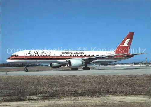 Flugzeuge Zivil Shanghai Airlines Boeing 757 26D B 2843 cn 27681 Kat. Flug