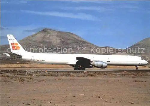 Flugzeuge Zivil Iberia Cargo McDDouglas DC 8 71F AF EC FVA c n 45945 337 Kat. Flug