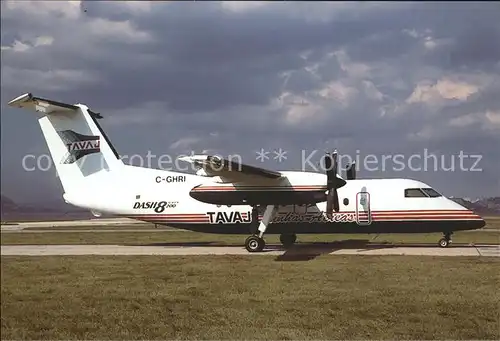 Flugzeuge Zivil DHC 8 202 Tavaj Linhas Aereas C GHRI N C 439 Kat. Flug