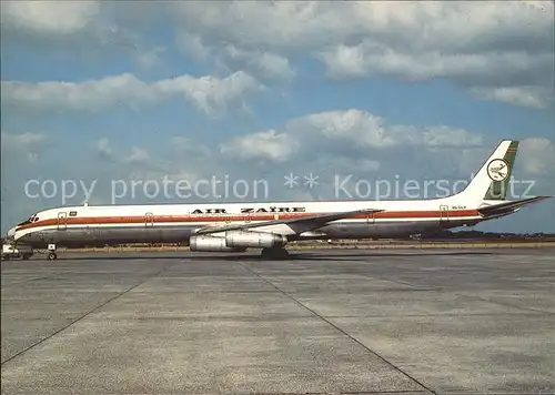 Flugzeuge Zivil Air Zaire Douglas DC8 63AF  Kat. Flug