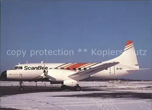 Flugzeuge Zivil ScanBee Convair 580 SE IEY  Kat. Flug