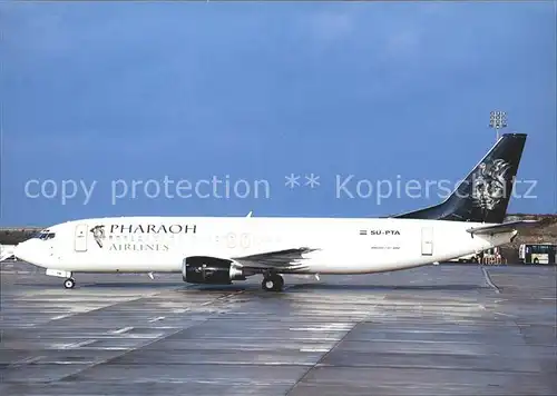 Flugzeuge Zivil Pharaoh Airlines B737 4Q8 SU PTA c n 25740 2461 Kat. Flug