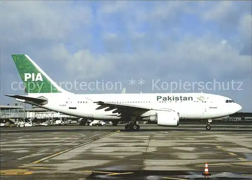 Flugzeuge Zivil Pakistan International A310 308 AP BEB c n 587 Kat. Flug