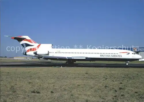 Flugzeuge Zivil British Airways Boeing B 727 294 ZS OBM c n 22044 1561 Kat. Flug