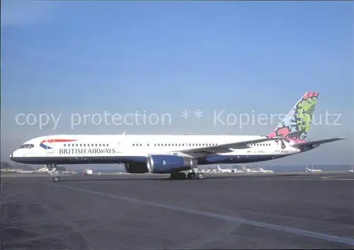 Flugzeuge Zivil British Airways Boeing B 757 236 G CPEL c n 24398 224 Kat. Flug