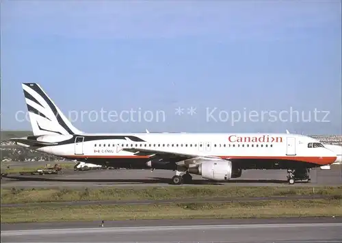 Flugzeuge Zivil Canadian Airlines Airbus A 320 C FNVU  Kat. Flug