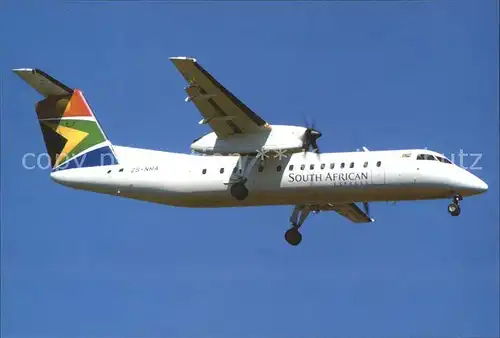 Flugzeuge Zivil South African Express DHC8 315 ZS NMA c n 358 Kat. Flug